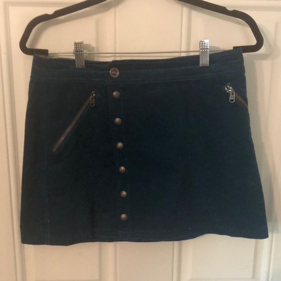 Kuhl Streamline Dark Teal Corduroy Mini Skirt - Picture 8 of 14